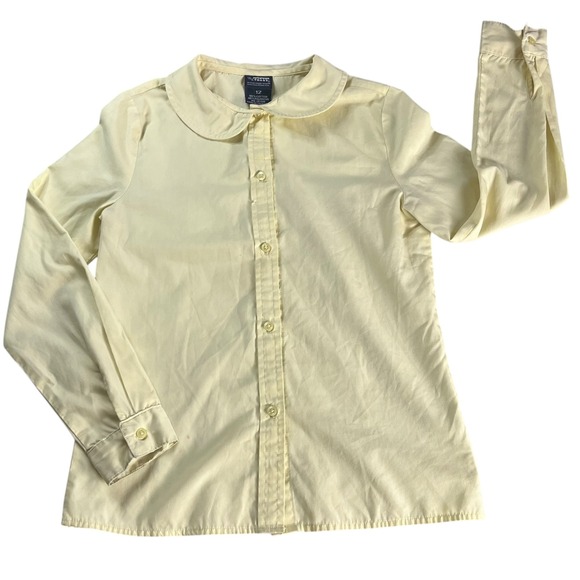 French Toast Other - French Toast Long Sleeve Peter Pan Collar Shirt Girls 12 Yellow School Uniform